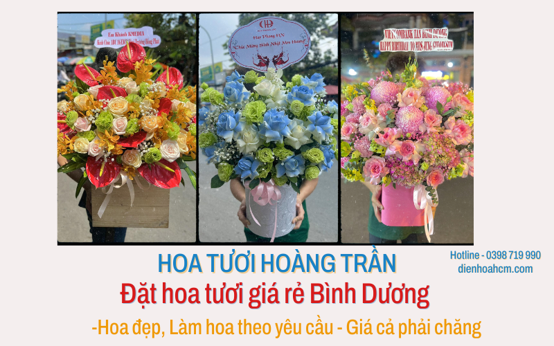 Tại sao nên chọn shop hoa tươi Dĩ An?