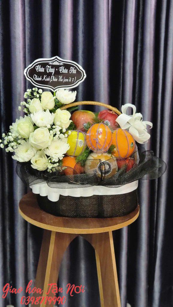 Giỏ hoa trái cây thăm bệnh