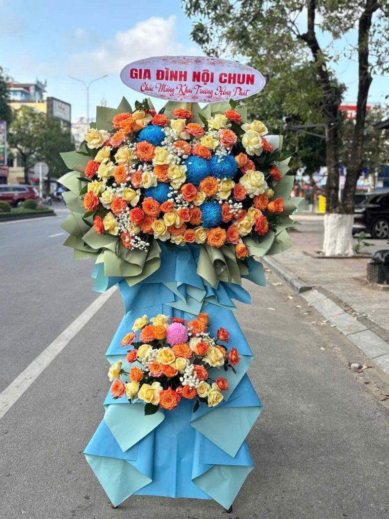 Hoa khai trương cửa hàng